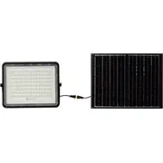 Naświetlacz V-Tac Projektor Led Solarny 20W Pilot, Auto, Timer, Ip65 Czarny Vt-180W 4000K 1800Lm