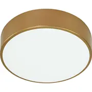 Orno Ovo Led griestu lampa. 24W. 4000K. 2750Lm. zelta tērauds. matēta stikla abažūrs. Ip20. 300 Lampa sufitowa plafon Led. stal. klosz szklany matowy.