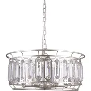 Piekaramā lampa Italux Priscilla glamour sudraba krāsā Pnd-43388-6B Lampa srebrny