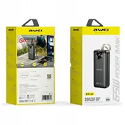 Powerbank Awei Pa-34 65W Ātrā Lama Melna 30000Mah Fast charging czarny