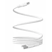 Puro magnētiskais 10W kabelis Usb -A -C balts Kabel Magnetic magnetyczny Usb-A Usb-C 1M