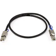 Qnap 1M. melns Cab-Sas10M-8088 Czarny
