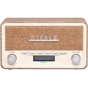 Radio Denver Retro radio Dab-18 lightwood ligh wood
