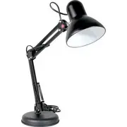 Realpower Retro Schreibtischlampe galda lampa. melna Metāla Lampka biurkowa Sl-70.Schwarz Metall