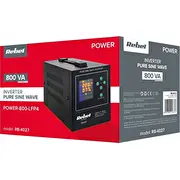 Rebel pārveidotājs Power-800-Lfp4 nepārtrauktās barošanas avots ar tīru sinusoidālo vilni un uzlādes funkciju 12V 230V 800Va/500W Przetwornica Zasilacz awaryjny przetwornica czystym przebiegiem sinusoidalnym