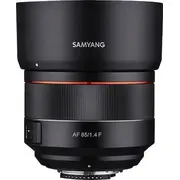 Samyang Nikon F 85 mm F/1.4 Af objektīvs Obiektyw