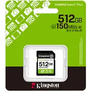 Sd 512Gb audekls Select Plus Gen3 150Mb/S Atmiņas karte Karta Canvas