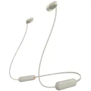 Sony Wi-C100 Beige austiņas