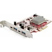 Startech 4-Pt Usb Pcie Kartes kontrolieris Usb-C/Usb-A Karte Kontroler Card