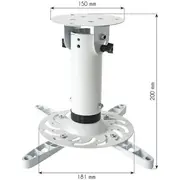Stiprinājums projektoriem Techly Griestu Balta 022274 Uchwyt do Sufitowy