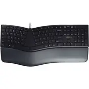 Tastatūra Cherry Kc 4500 Ergo Usb tastatūra Azerty French Black Klawiatura klawiatura Francuski Czarny