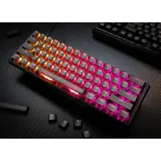 Tastatūra Ducky One 3 Aura Black Mini Gaming Garturatur. Rgb Led-Mx-Silent-Red Asv Klawiatura Tastatur. Led Mx-Silent-Red Us