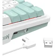 Tastatūra Redragon K719Wg Pro Galatin Mint Mambo K719Wg-Rgb-Pro Klawiatura