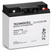 Tcl18-12 Technocell Agm 12V akumulators Akumulator 18Ah