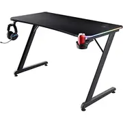 Galda uzticēšanās Gxt 709 Luminus Rgb melns 120 cmx60 cm Biurko Trust Czarne