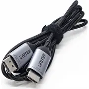 Unitek Av signālu pārsūtīšanas sistēma Displayport 1.4 uz Hdmi 2.1 kabelis. 8K. 1.8 m System przekazu Kabel do 1.8M