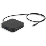 Usb-C trīskāršais-Displaydock 4K 12-Port dokstacija ar Displaylink Triple-Displaydock Docking Station with