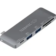 Usb centrmezgls Terratec Connect C7 1X Sd Usb-C Pd microSD 2X Usb-A 3.0 283005 Hub