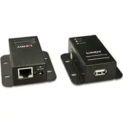Usb Adapteris Usb  Rj45 melns 42680 Adapter Usb Lindy Czarny