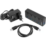 Usb Hub Nhu-1557 Hub Usb Natec 4X Usb-A