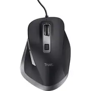 Uzticieties Fyda Mouse Black Eco Mysz Trust Czarna