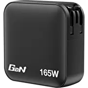 Verbatim Mini Gan Charger 165W 3Xusb-C 1Xusb-A Us/Eu/Uk A.32216