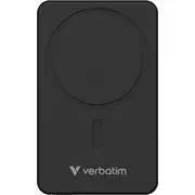 Verbatim. Powerbank ar bezvadu. 5V. telefons. 32227. magnētiskā stiprinājums. melns bezprzewodowym. telefonu. 10000Mah. Mocowanie magnetyczne. Czarny