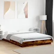 vidaXL Gultas rāmis ar naktsgaldiņiem Brūni 80 x 200 cm Stolikami nocnymi
