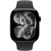 Viedpulkstenis Apple Watch 11 Gps 46 mm Jet Black Alu Sport Band M/L Meux4Mp/A Smartwatch 46Mm Czarny