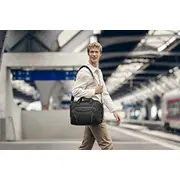 Wenger Cosmic īss 35.56Cm 40.64Cm klēpjdatora portfelis ar planšetdatora kabatas melnu Brief 14Zoll 16Zoll Laptop Briefcase with Tablet Pocket Black