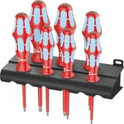 Wera 3167 i/7 Torx nerūsējošā tērauda skrūvgriežu komplekts Stainless steel screwdriver set