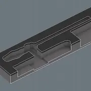 Wera 9750 Kraftform Compact un Tool-Check Plus komplekts 1. 57 daļu instrumentu Melns/Zaļš. uzgriežņu atslēgas uzgaļu komplekts. putuplasta ieliktnī darbnīcas ratiņiem Zestaw and Set 57-Piece tool set black/green. socket wrench bit set. in foam insert for workshop trolley
