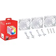 Xpg Vento 120 Argb Pwm ventilators. balts. trīs iepakojums Vento120Argbpwm3C-Whcww Wentylator 3-Pack