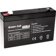 Zaļo elementu akumulators 6V/7Ah Agm12 Green Cell Akumulator