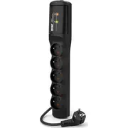 Acar jaudas sloksne Xp easy 1.5 m melna Listwa czarna