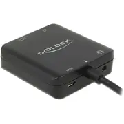 Adapteris Av Delock Hdmi  Toslink czarny 62784 Adapter Hdmi