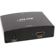 Adapteris Av Inline Hdmi  D-Sub Vga czarny ligzda 65004 Adapter Hdmi Jack 3.5Mm