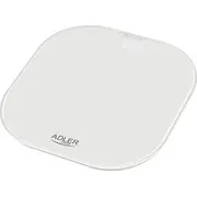 Adler vannas istabas svari Ad 8188 Maksimālais svars Ietilpība 180 kg Precizitāte 100 g Balts Waga Bathroom Scale Maximum weight capacity Accuracy White