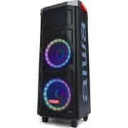 Aiwa portatīvais ratiņu skaļrunis. melns Kbtus-608 Portable Trolley Speaker czarny