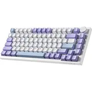 Ajazz tastatūra Ak820 Sea Salt Switch Balta vadu mehāniskā Usb-C Klawiatura mechaniczna przewodowa White