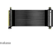 Akasa Pcie x16. melns Ak-Cbpe01-20B 0.2M. Czarny