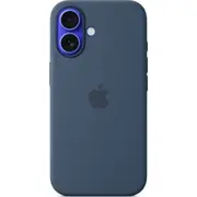 Apple iPhone 16 silikona maciņš ar Magsafe džinsa Silicone Case with Denim