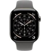 Apple Watch Series 11 Gps mobilais viedpulkstenis. 46 mm dabīgā titāna korpuss. kalnu pelēka sporta siksniņa izmērs Smartwatch Cellular. koperta tytanu kolorze naturalnym. pasek sportowy rozmiar