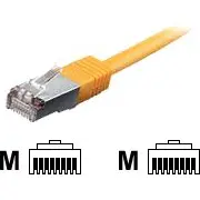 Aprīkojiet Patchcord Cat6. S/Ftp. Hf. 250Mhz. 15M. Ółty 605568 Equip