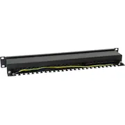 Aprīkot Equip Patchpanel 24X Rj45 Cat6 19 Ftp 1He Iso/Iec melns Schwarz