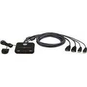 Aten Switch 2 portu Usb Vga Fhd Hdmi Kvm slēdzis Cs22Hf-At Nuatnkv2Pcs22Hf Portowy