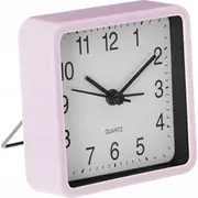 Atmosfēra Klusais galda pulkstenis guļamistabai. modinātājs ar Kvarca mehānismu. rozā Atmosphera Cichy zegar do sypialni. budzik mechanizmem Quartz. kolor