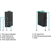 Av adapteris Microconnect Poeinj-30W-Ind Poe Adapter adapter