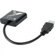 Av adapteris Techly Hdmi  D-Sub Vga melns Idata Hdmi-Vga2P Adapter Hdmi czarny