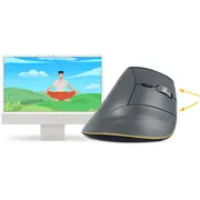 Bakkerelkhuizen Maus Fastforward 3 režīmu vertikālās peles mazumtirdzniecība 3-Mode Vertical Mouse retail